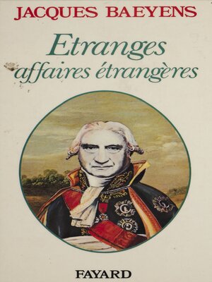 cover image of Étranges affaires étrangères